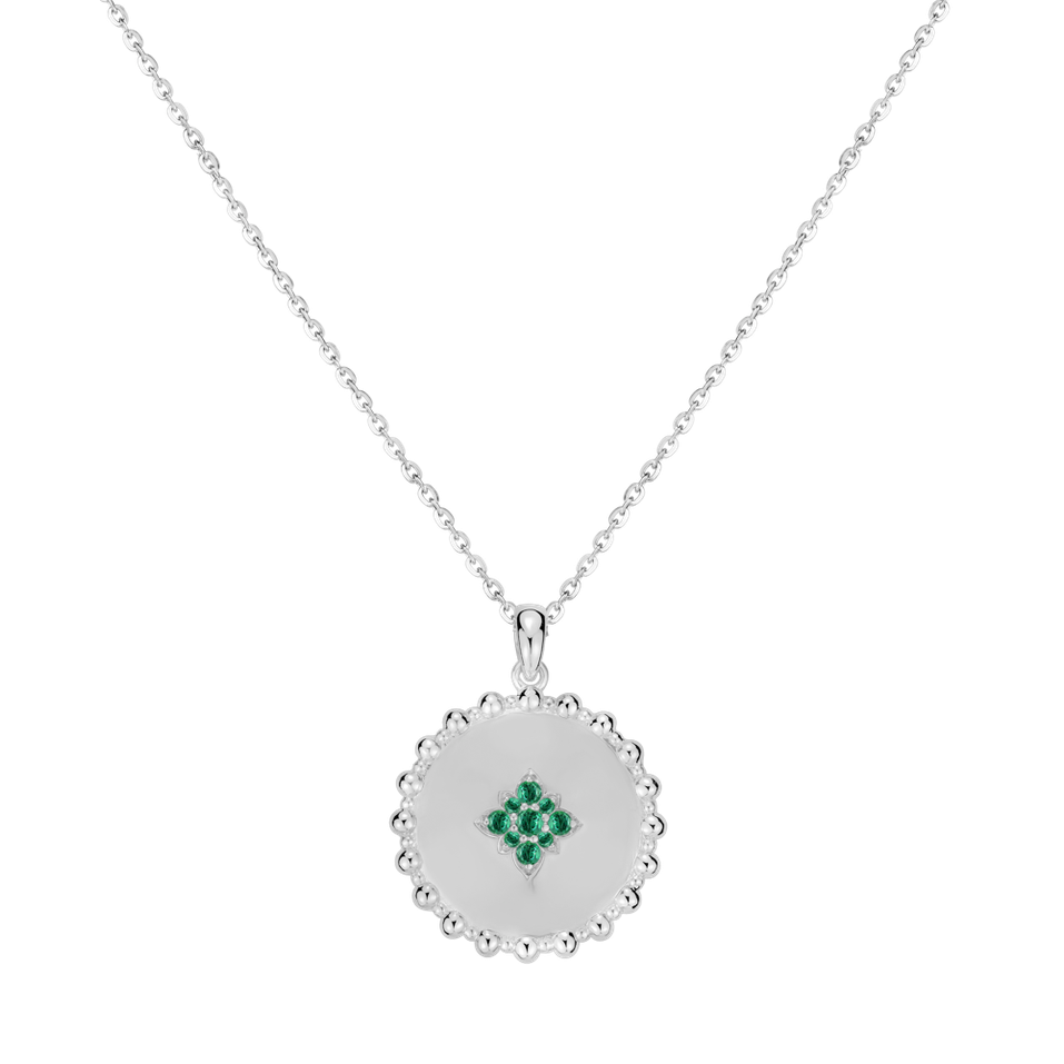 Náhrdelník so smaragdmi Piece of Sun