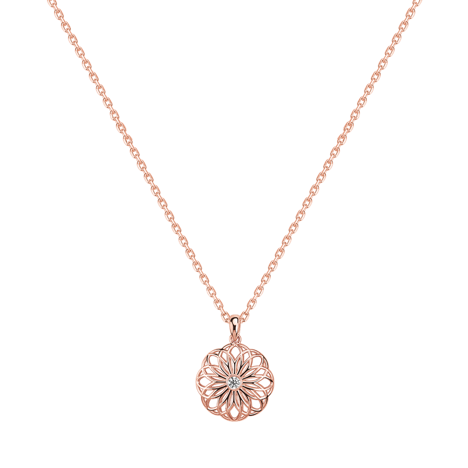 Náhrdelník s diamantom Le Soleil