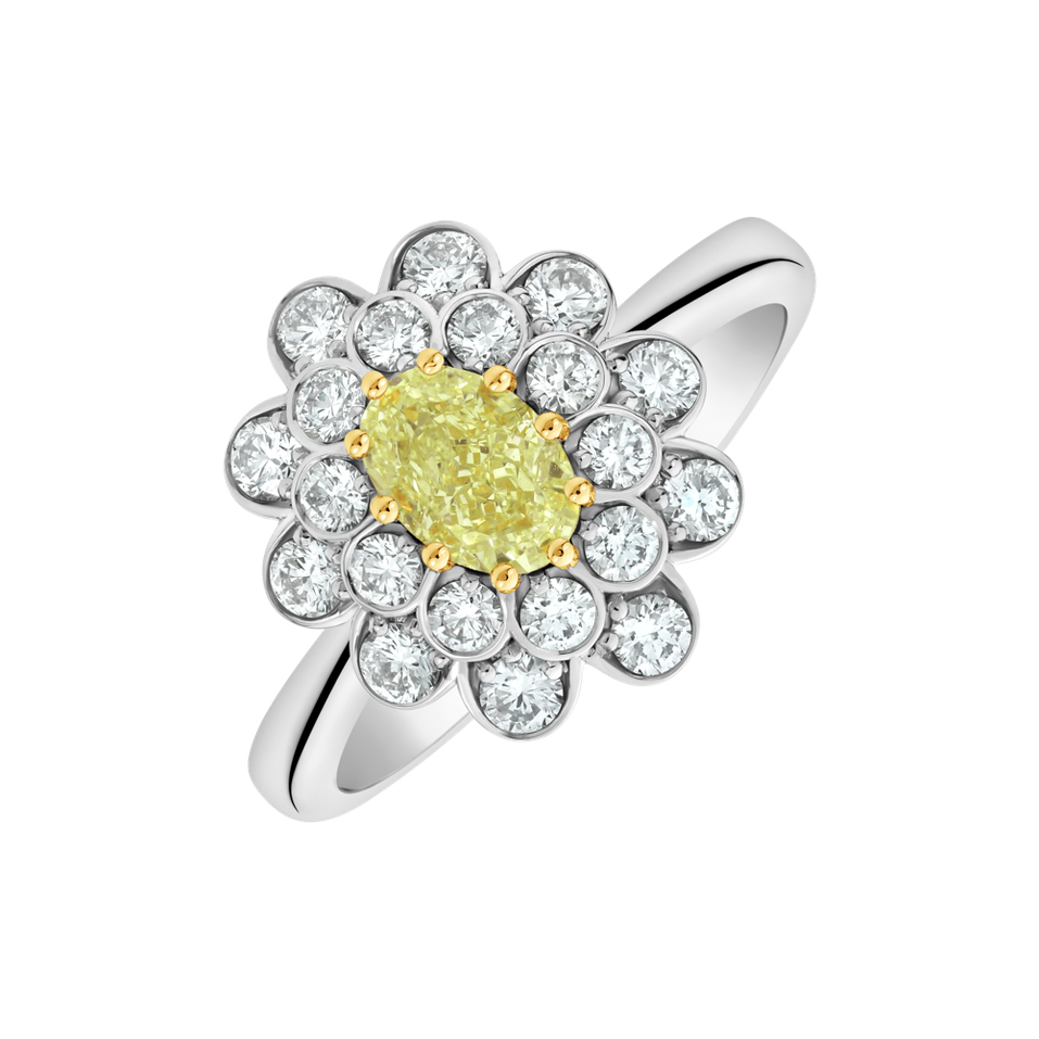 Prsteň s diamantmi Florion