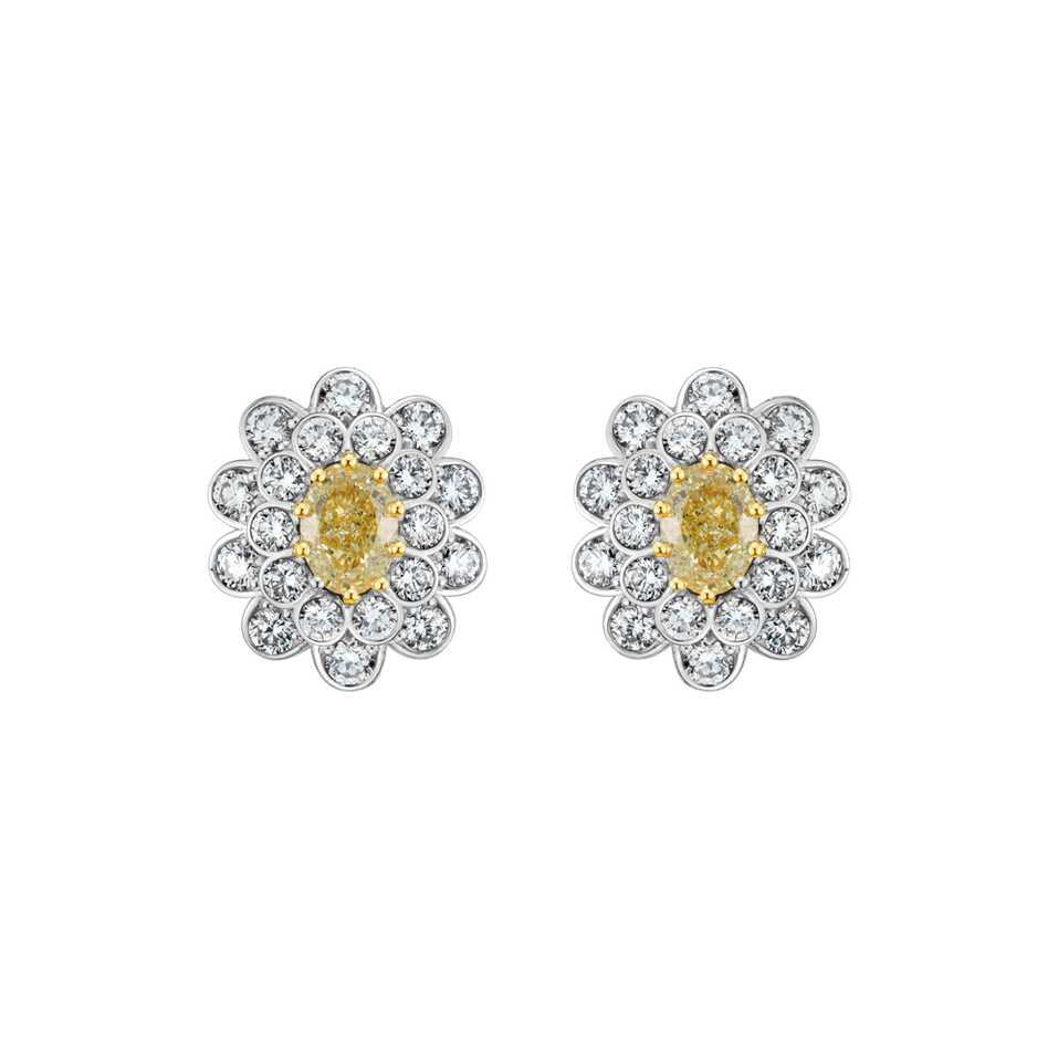 Náušnice s diamantmi Florion