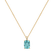 Náhrdelník s diamantmi a apatitom Aqua Lumos2