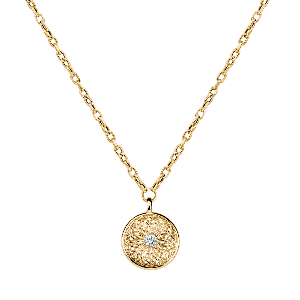 Náhrdelník s diamantom Lumare