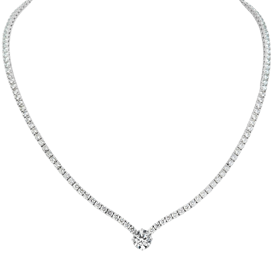 Náhrdelník s diamantmi Gremory
