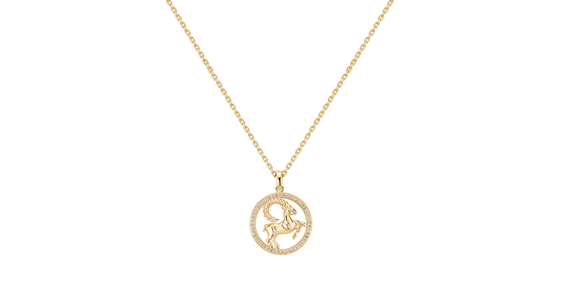 Náhdelník s diamantmi Starlit Zodiac Capricorn