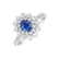 Prsteň s diamantmi a tanzanitom Queen of Tanzanite1