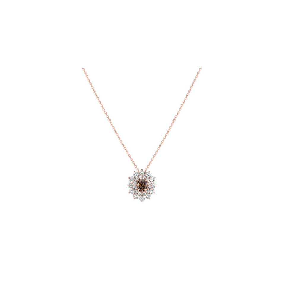 Náhrdelník s diamantmi Queen of Brown Diamond