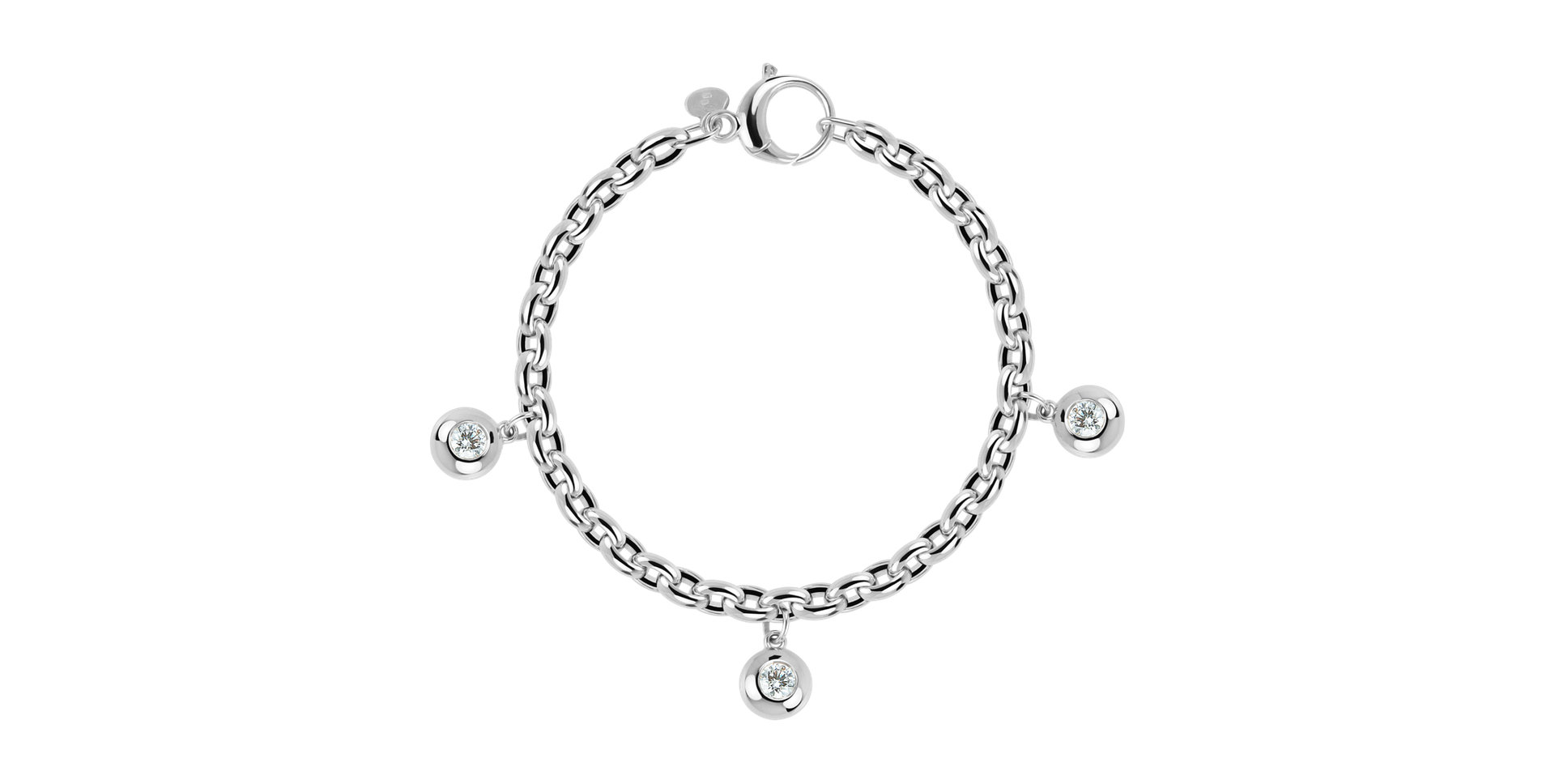 Náramok s diamantmi The Bold Gem