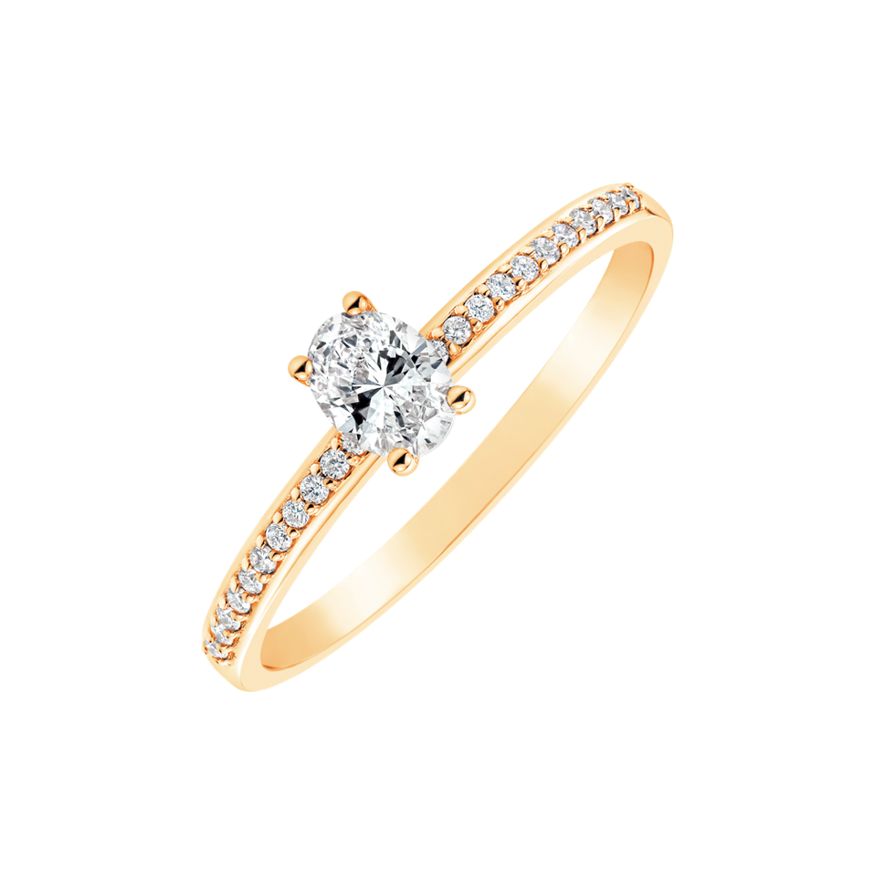 Prsteň s diamantmi Meliora