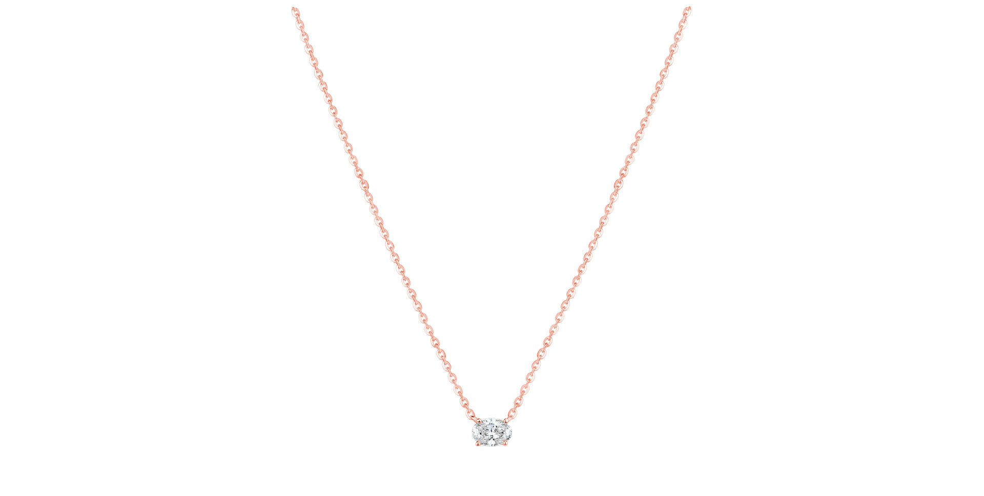 Náhrdelník s diamantom Eden