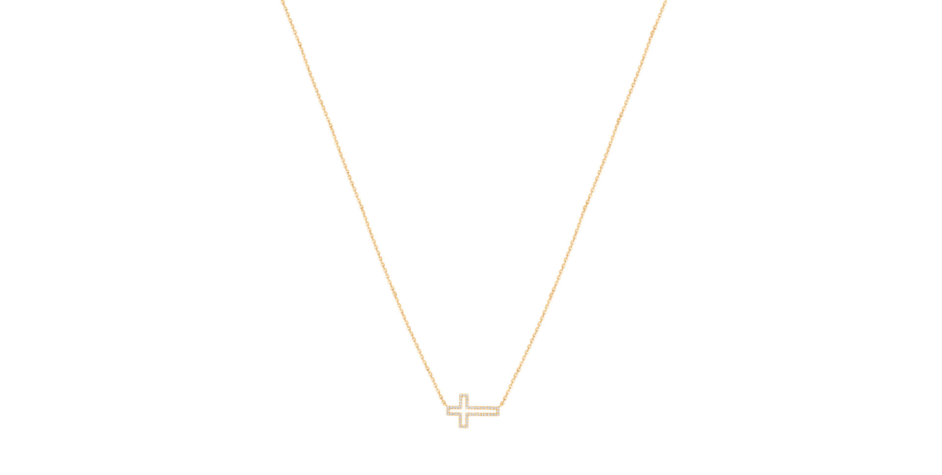 Náhrdelník s diamantmi Cross