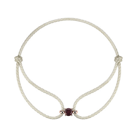 Náramok s rhodolitom Delilah
