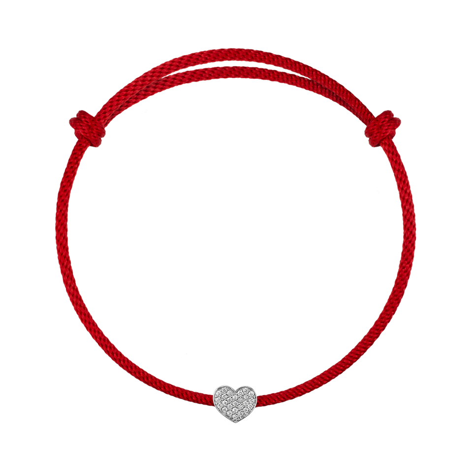 Náramok s diamantmi Lovely Heart