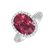 Prsteň s diamantmi a turmalínom Blush of Eternity2