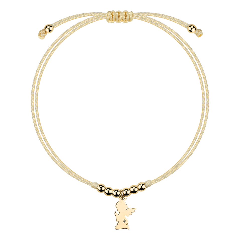 Náramok s diamantom Little Cherub