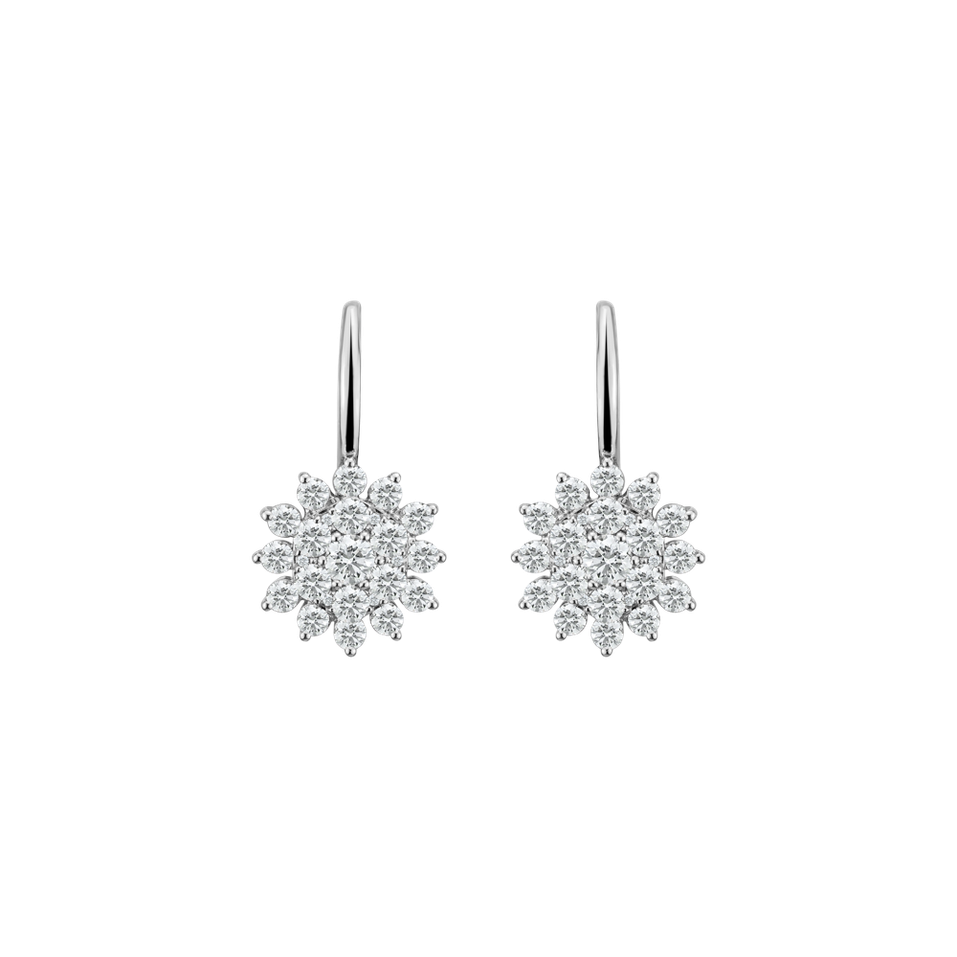 Náušnice s diamantmi Evening Sky