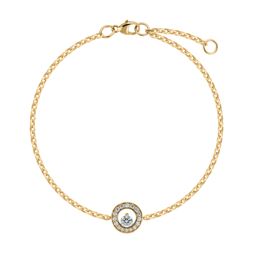 Náramok s diamantmi Hidden Circle