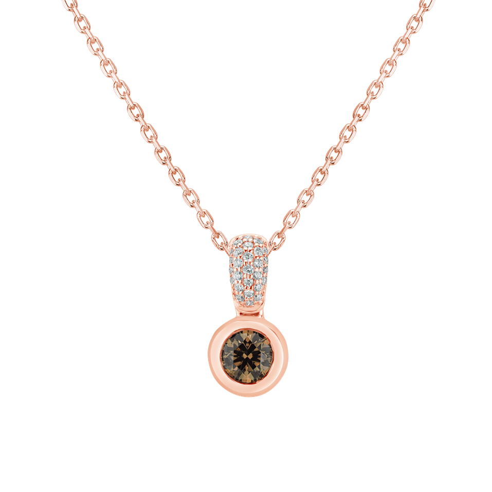 Náhrdelník s diamantmi Delicate Drop