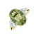 Prsteň s diamantmi a turmalínom Dravyn2