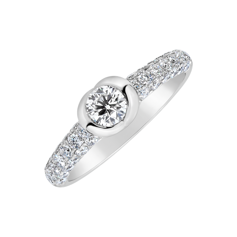 Prsteň s diamantmi Connection love