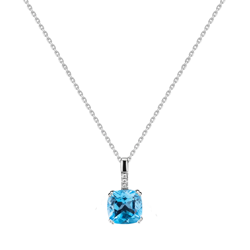 Prívesok s diamantmi a topásom Moonlight Gem