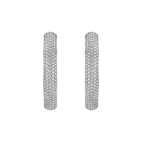 Náušnice s diamantmi Solid Luxury