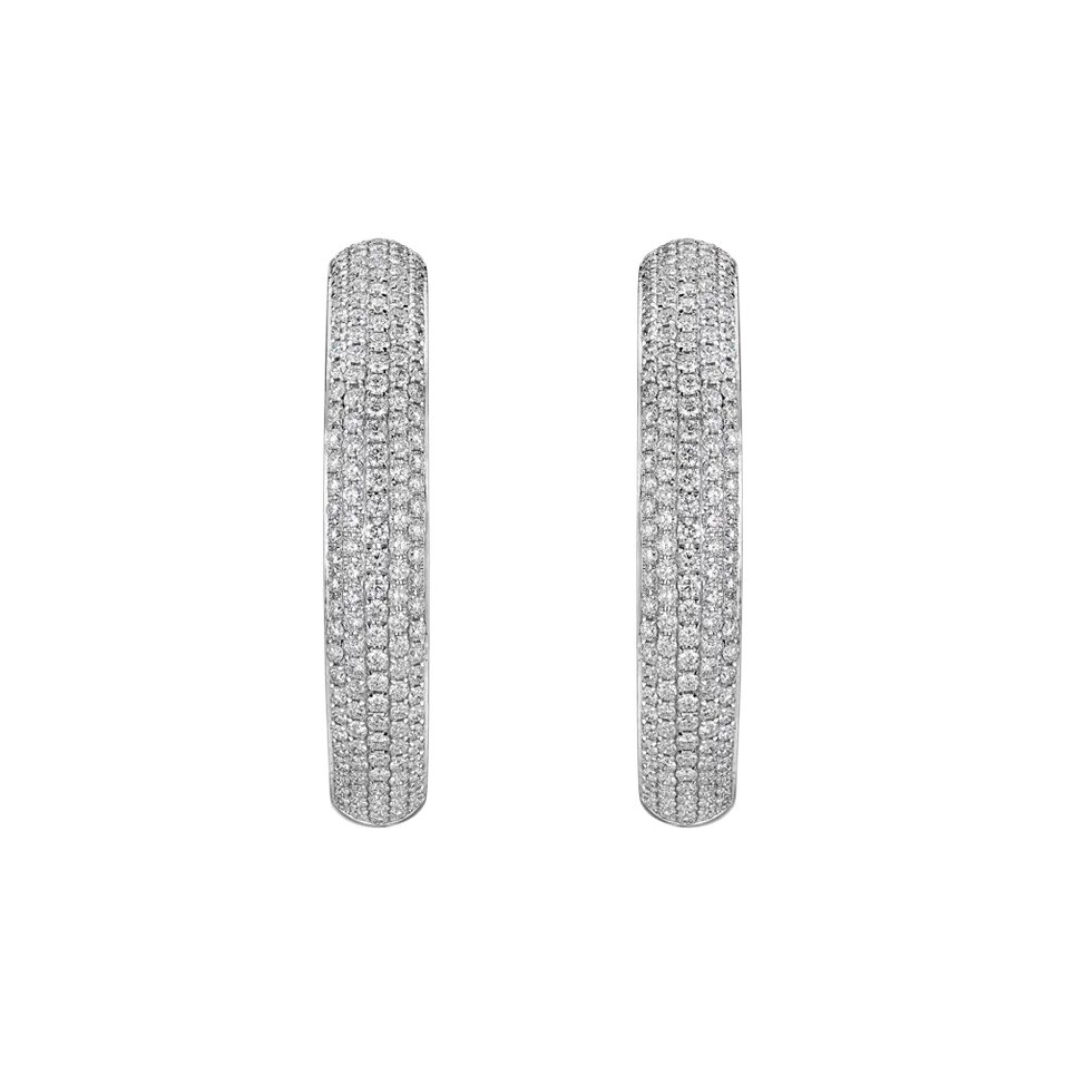 Náušnice s diamantmi Solid Luxury
