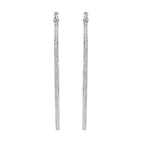 Náušnice s diamantmi Diamond Line