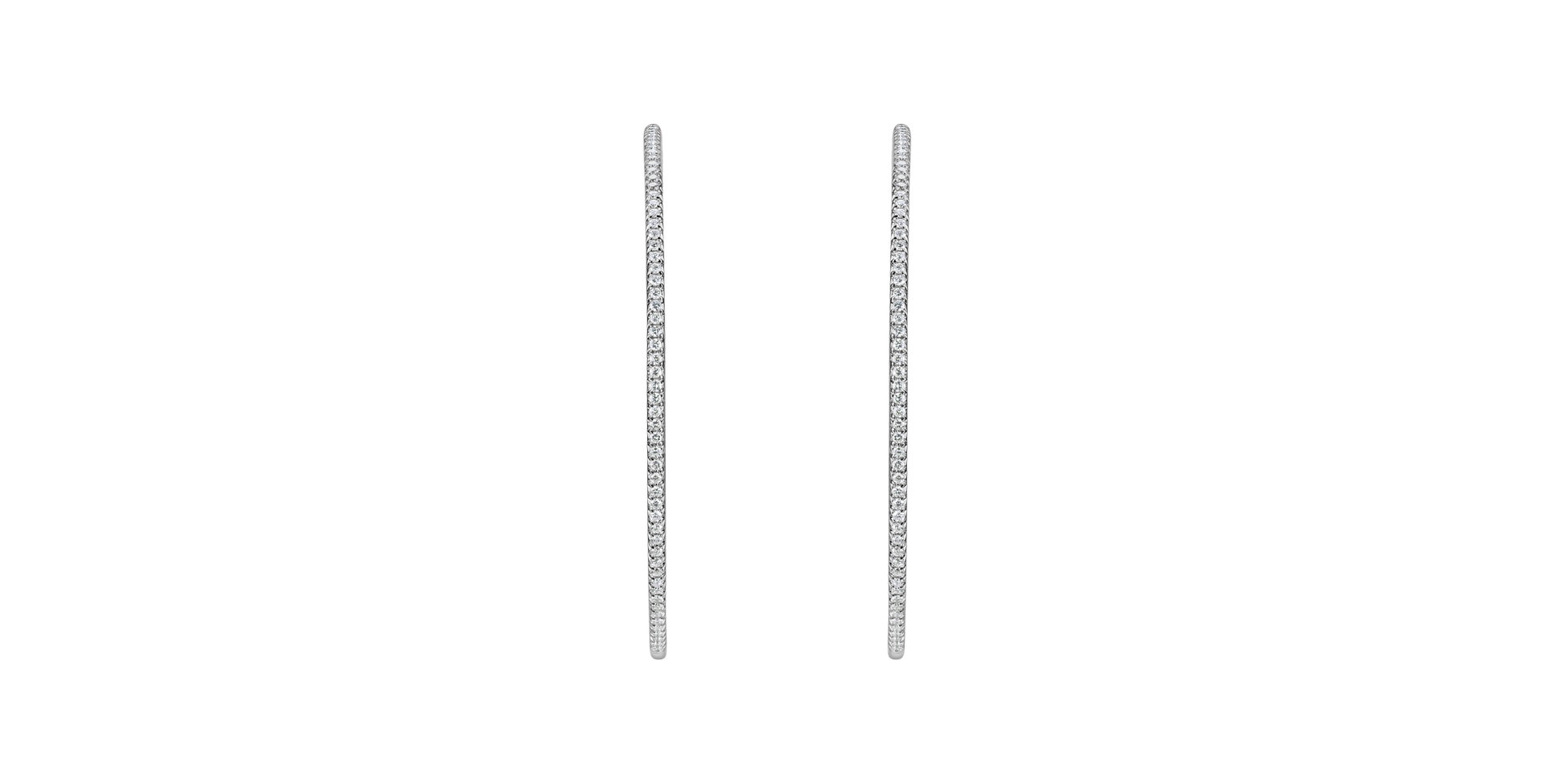 Náušnice s diamantmi Sienna Loops