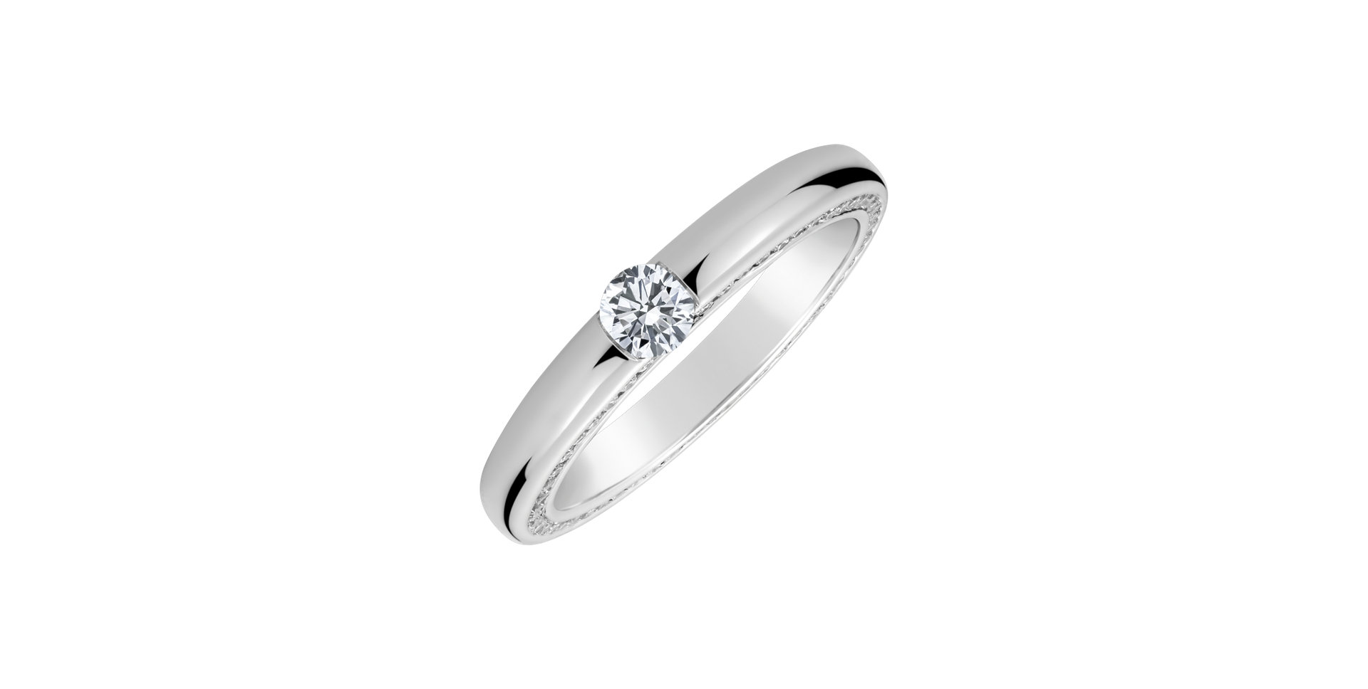 Prsteň s diamantmi Diamond signature