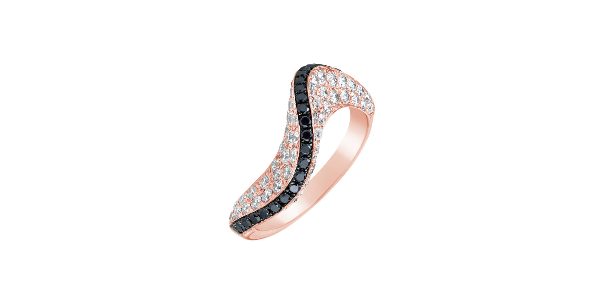 Prsteň s diamantmi Dream Wave