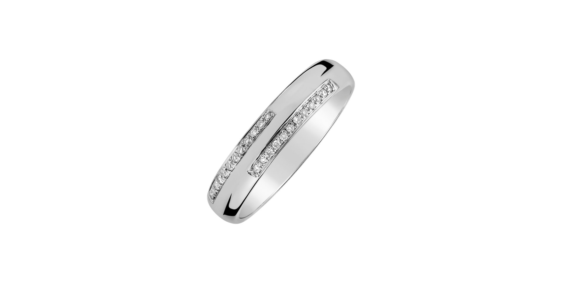 Prsteň s diamantmi Hailee