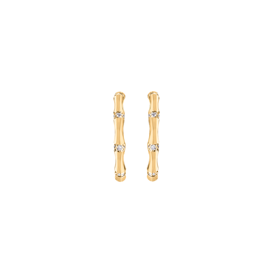 Náušnice s diamantmi Lovely Melody