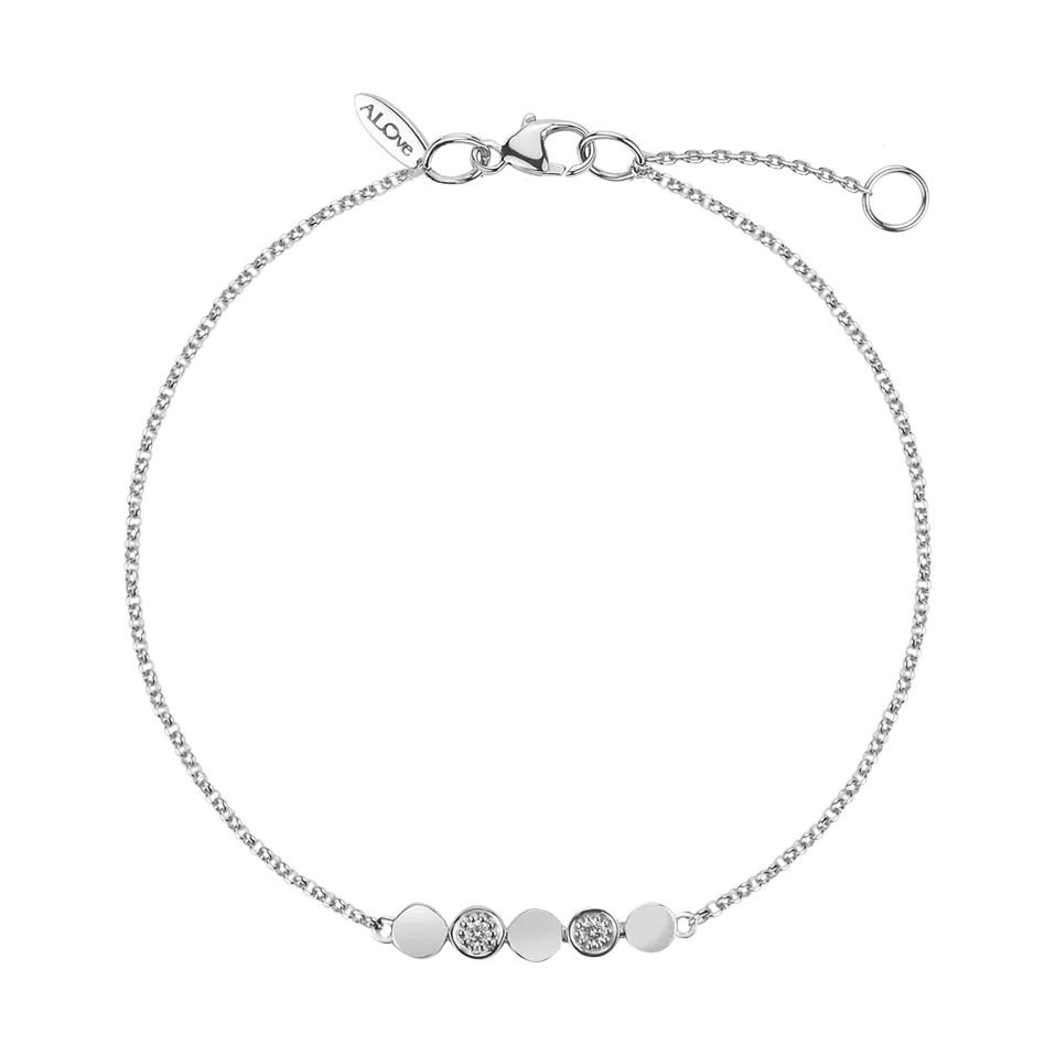 Náramok s diamantmi Sparkling Circles