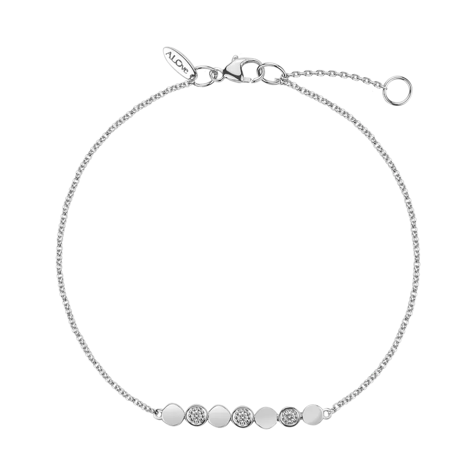 Náramok s diamantmi Sparkling Circles