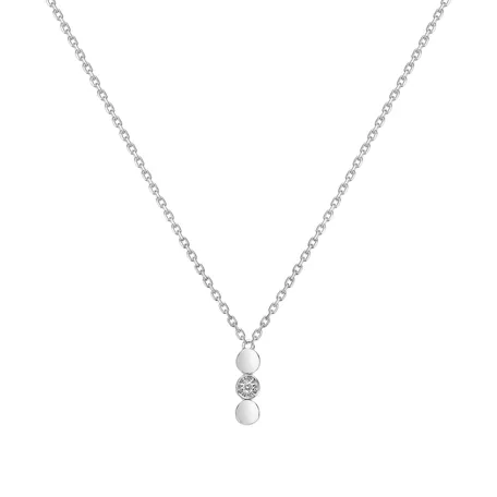 Náhrdelník s diamantom Shiny Dots