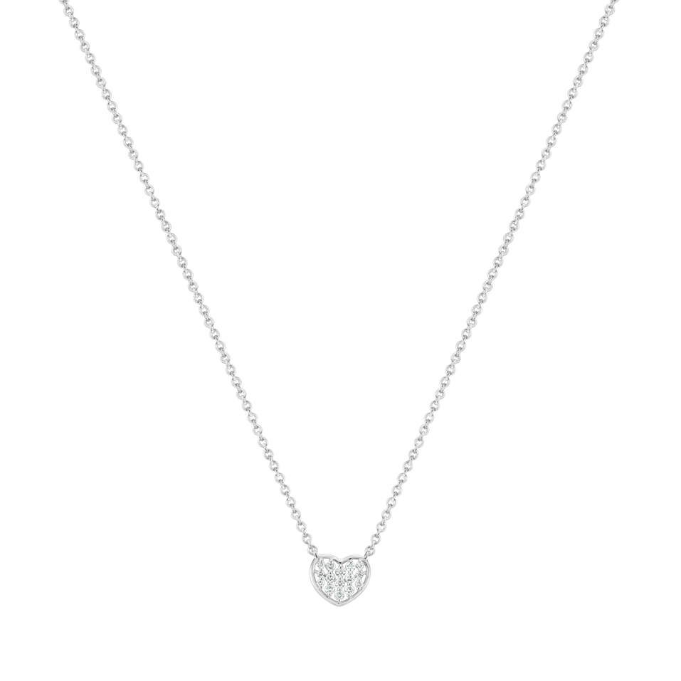 Náhrdelník s diamantmi Fairytale Message