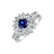 Prsteň s zafírom a diamantmi Royal Secret2