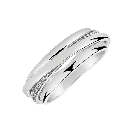 Prsteň s diamantmi Princess Dawn