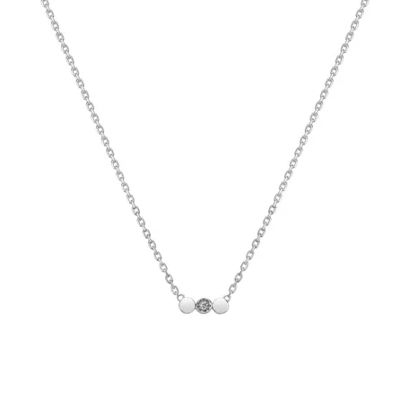 Náhrdelník s diamantom Glossy Dots