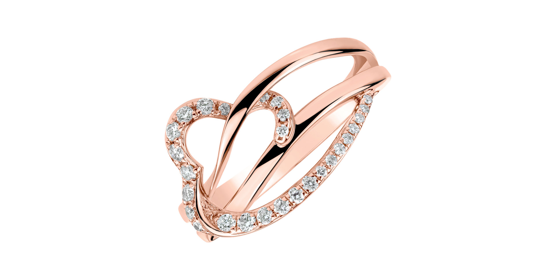 Prsteň s diamantmi Elanoriel