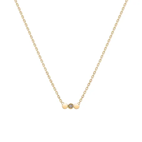 Náhrdelník s diamantom Glossy Dots