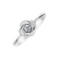 Prsteň s diamantom Faith Flower2