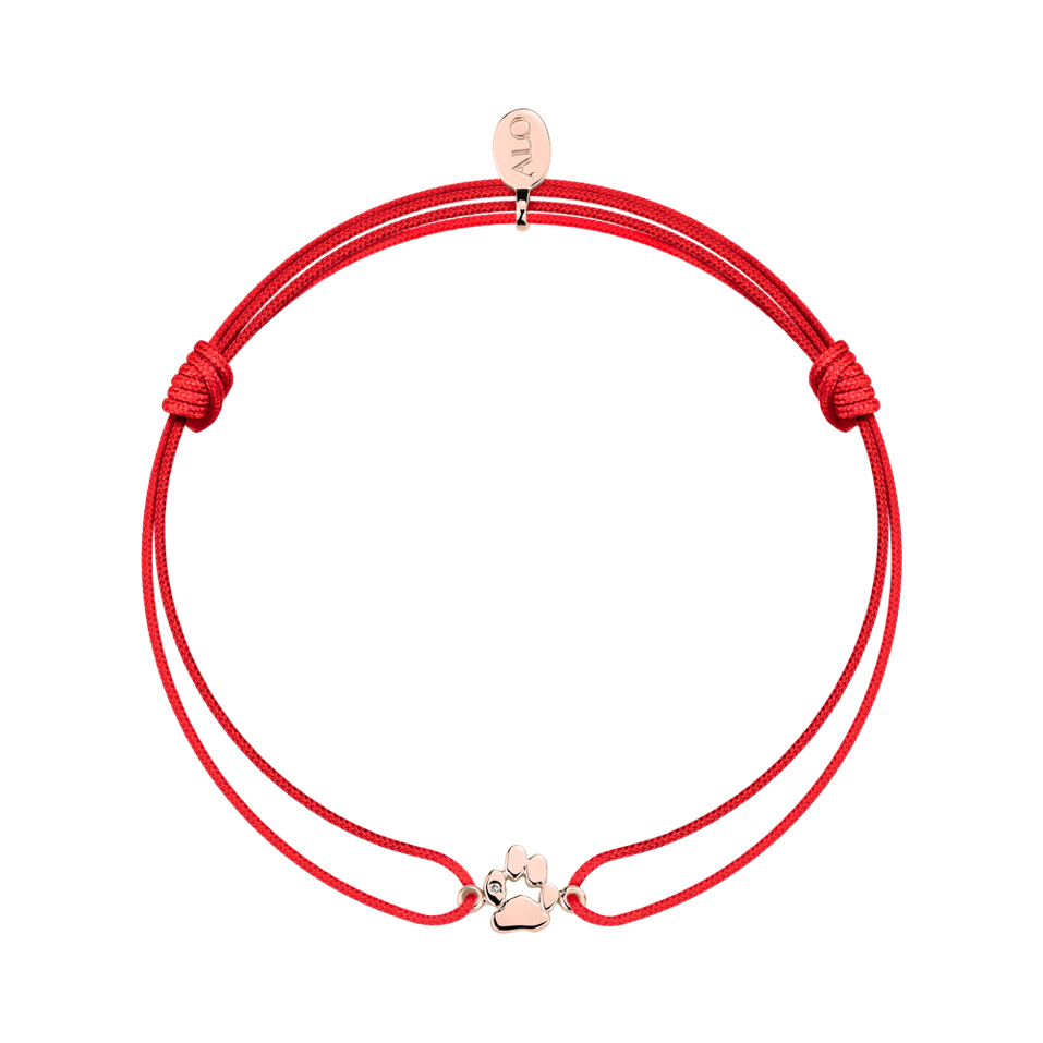 Detský náramok s diamantom Precious Paw