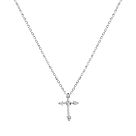 Náhrdelník s diamantmi Shiny Cross