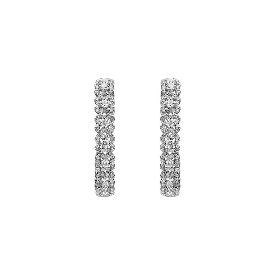 Náušnice s diamantmi Charming Passion