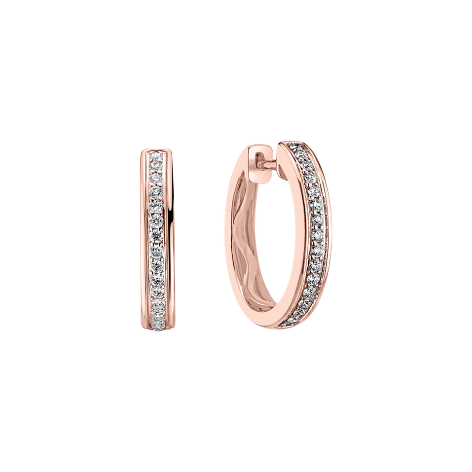 Náušnice s diamantmi Royal Hero