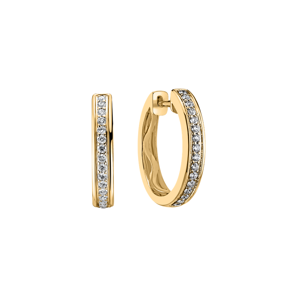 Náušnice s diamantmi Royal Hero