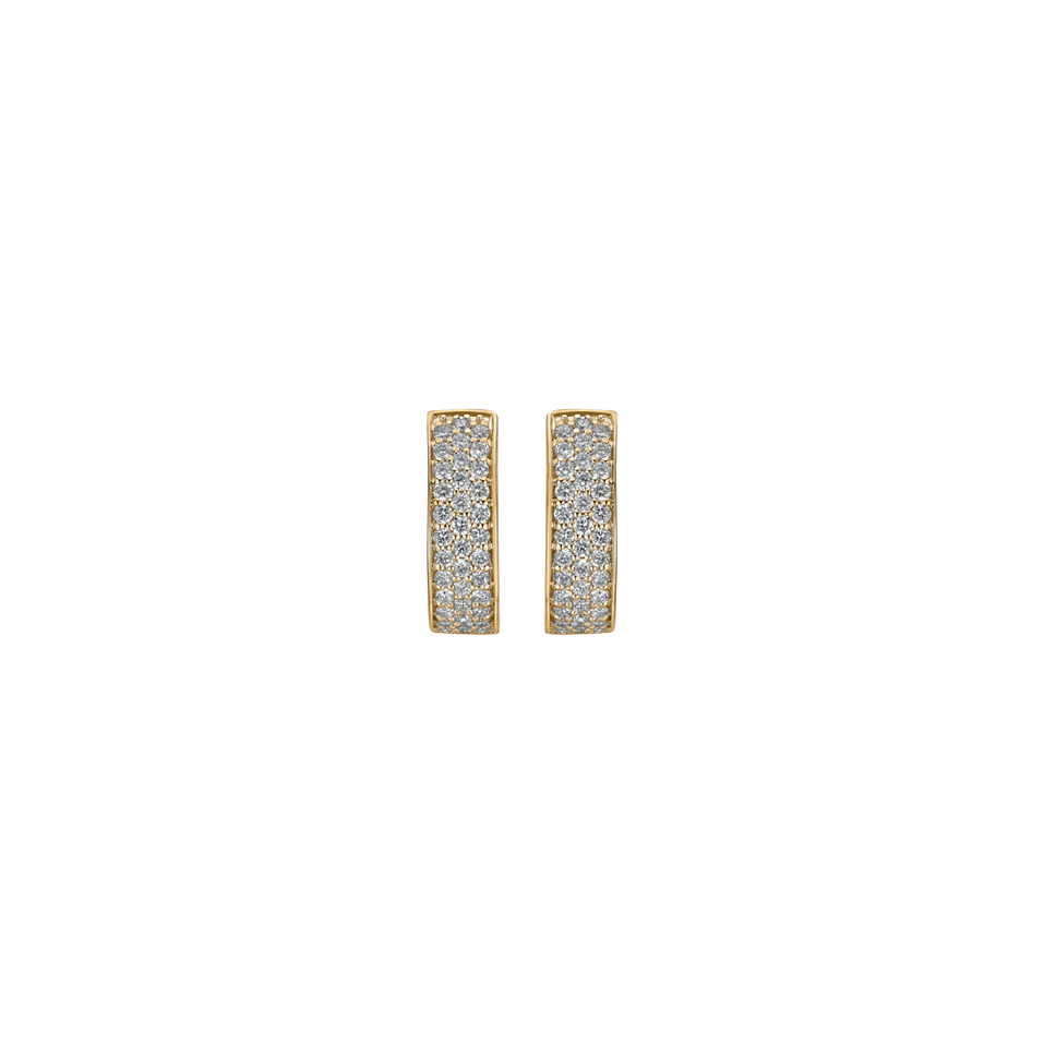 Náušnice s diamantmi Galaxy Diamond