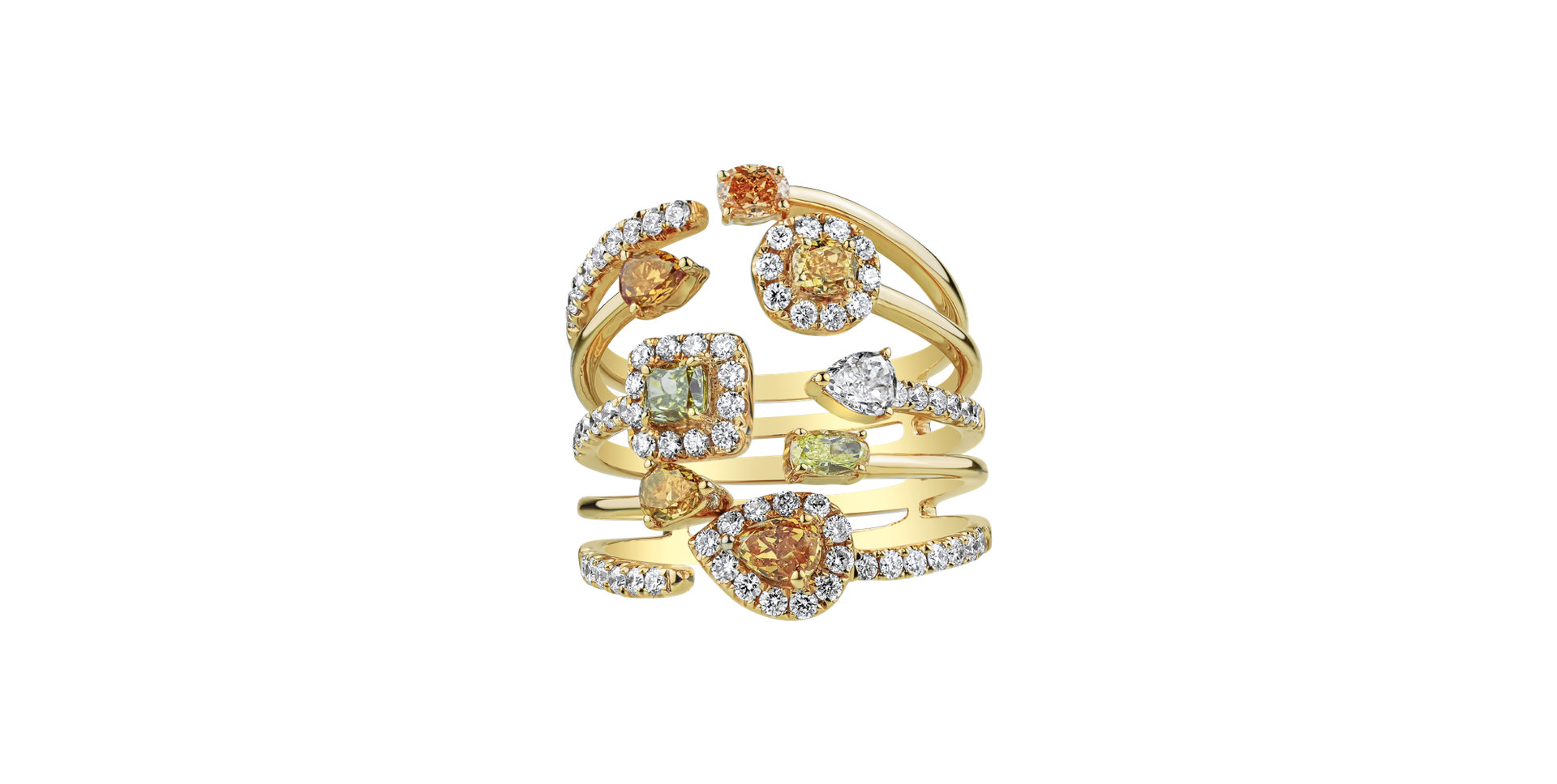 Prsteň s diamantmi Dream Labyrinth