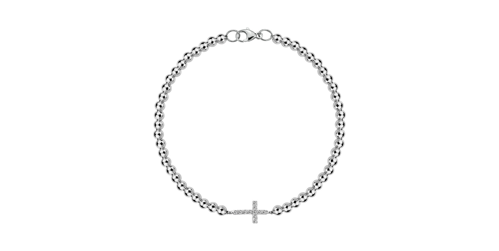 Náramok s diamantmi Cure of Cross